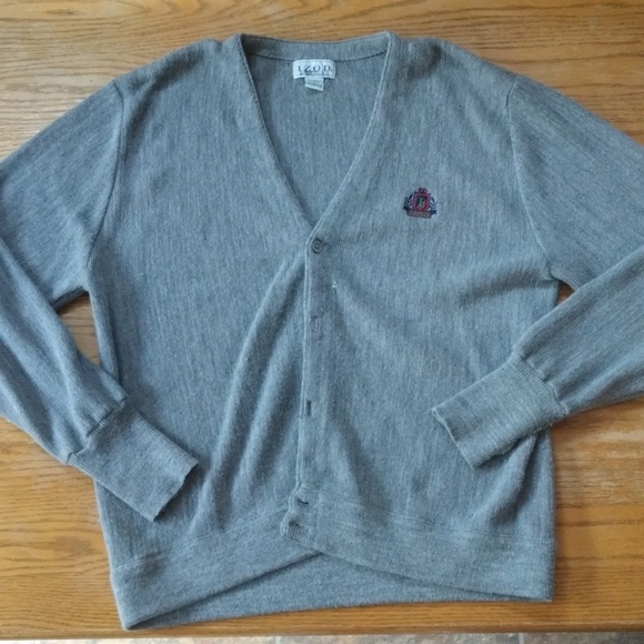 Izod Gray Cardigan - Picture 1 of 2
